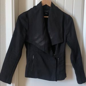 faux-suede black jacket!